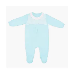 0711 BACKF OPENED THERMAL NAPPED COTTON BABY PAJAMAS