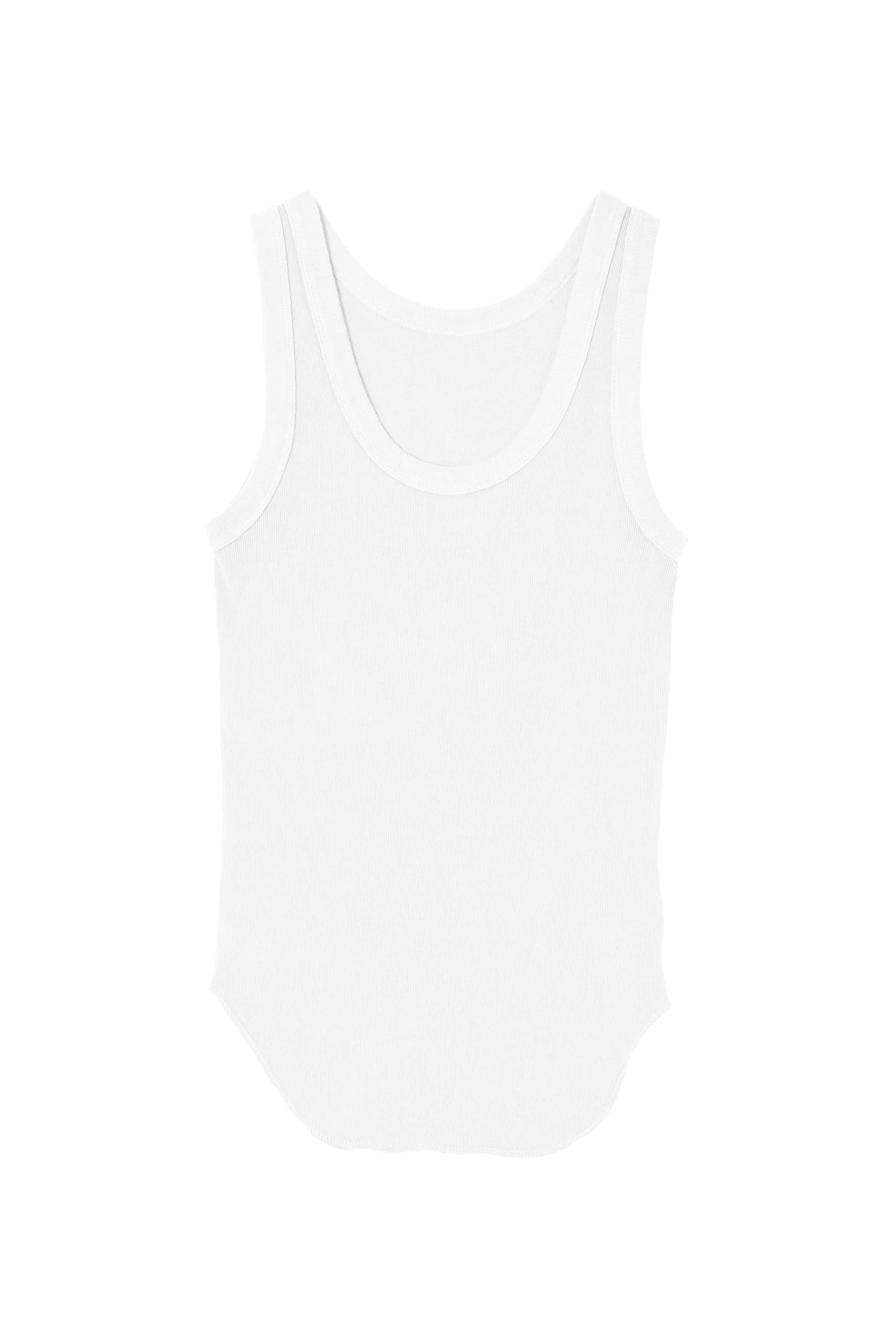 2Face Tank in White