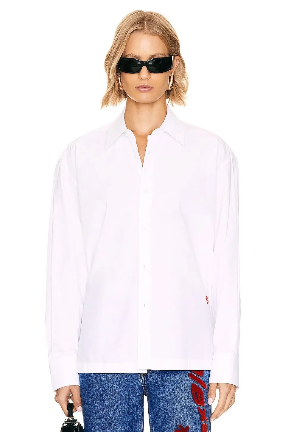 Alexander Wang  |Casual Style Long Sleeves Plain Cotton Office Style