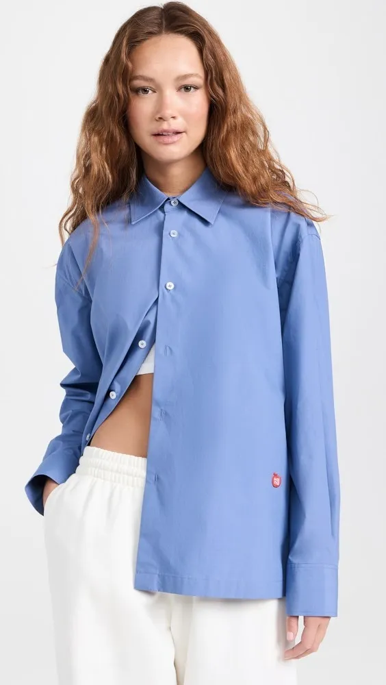 Alexander Wang  |Casual Style Long Sleeves Plain Cotton Office Style