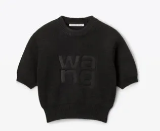 Alexander Wang  |Casual Style Short Sleeves Elegant Style Logo