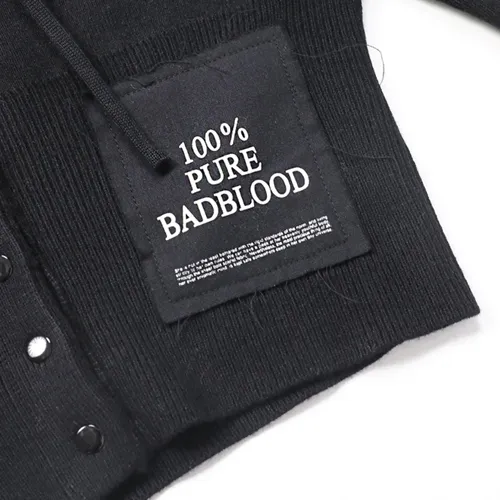 BADBLOOD  |Casual Style Street Style Long Sleeves Elegant Style Logo