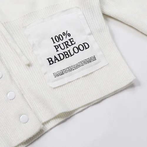 BADBLOOD  |Casual Style Street Style Long Sleeves Elegant Style Logo