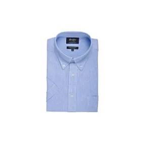 Blue Chambray cotton linen shirt - Chest pocket - COLTEN MC