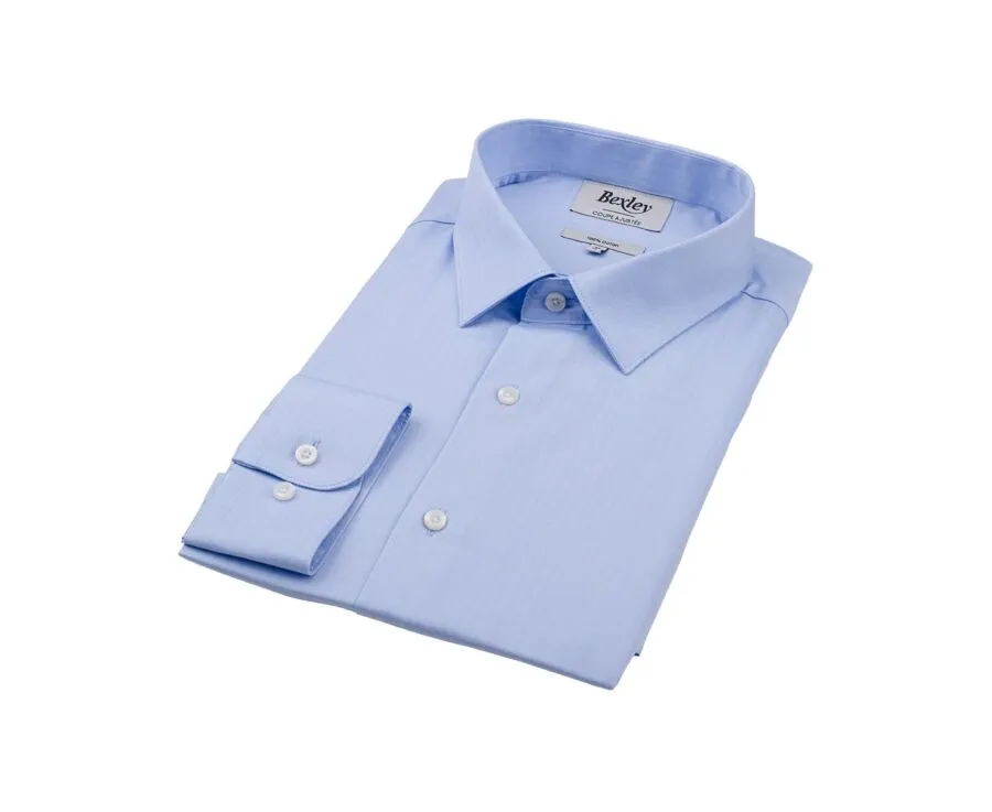 Blue Sky Men's twill shirt - CAMÉLIEN