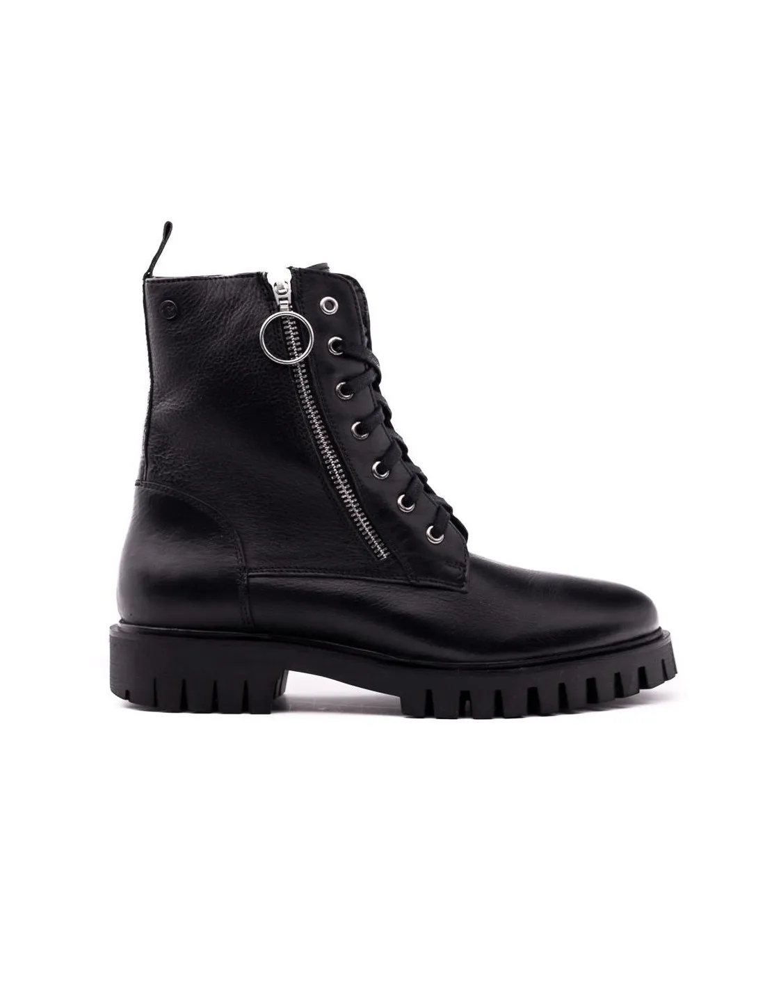 BOTA MILITAR PIEL MUJER KANGAROOS 202 NEGRO