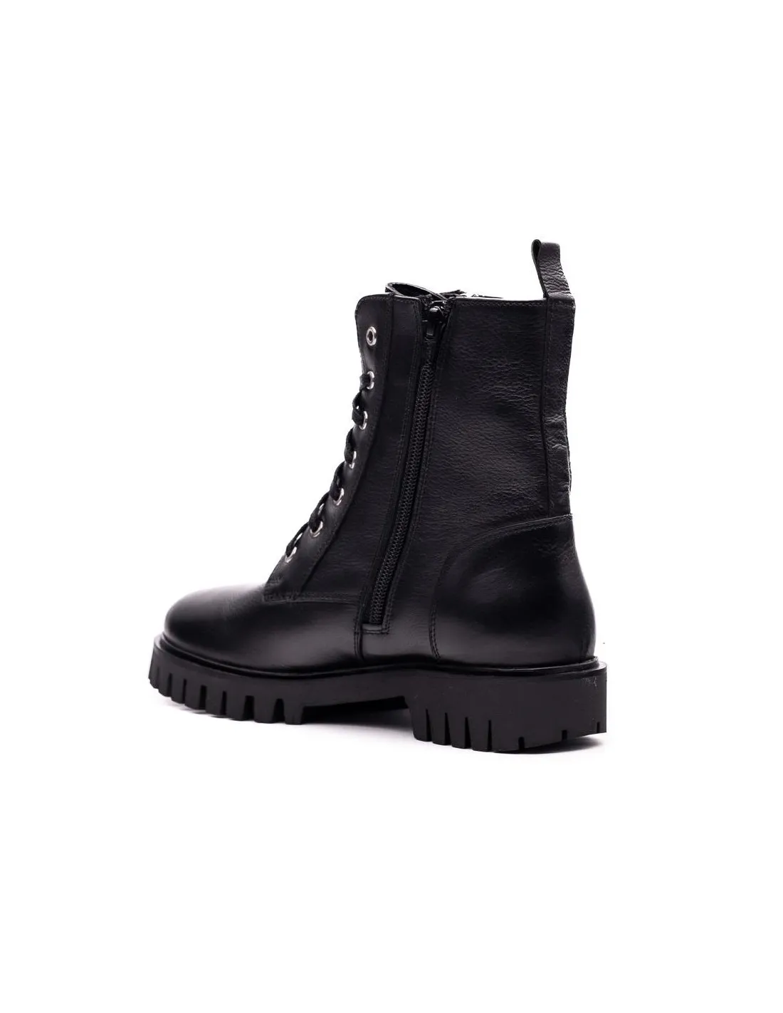 BOTA MILITAR PIEL MUJER KANGAROOS 202 NEGRO