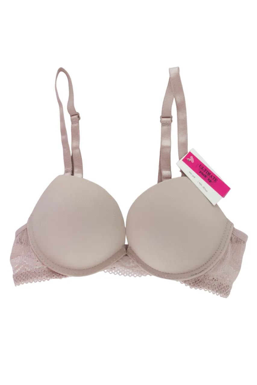 BRA LISO CON PUSH-UP Y ENCAJE IB7293