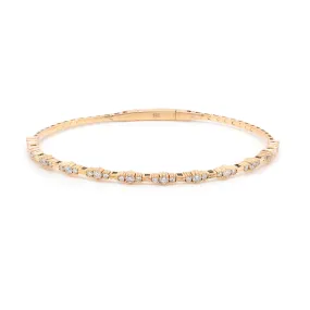 Brazalete Genesis TENNIS - oro 18k amarillo - 0.87ct