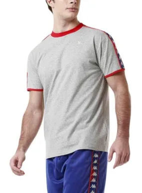 Camiseta Kappa Lilogt Gris Para Hombre