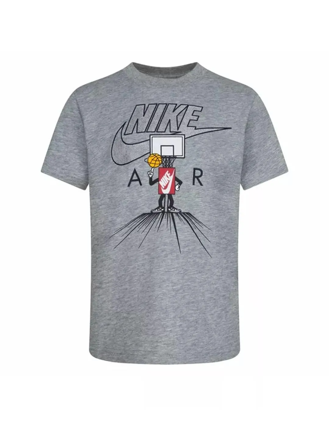 Camiseta Niño Nike Icons Gris