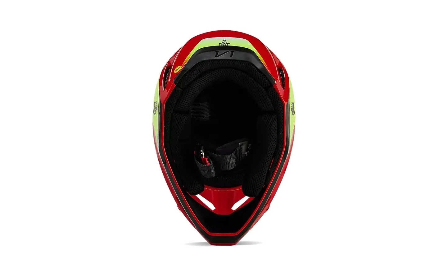 Casco Fox Infantil V1 Ballast Rojo Fluor |31401-110|