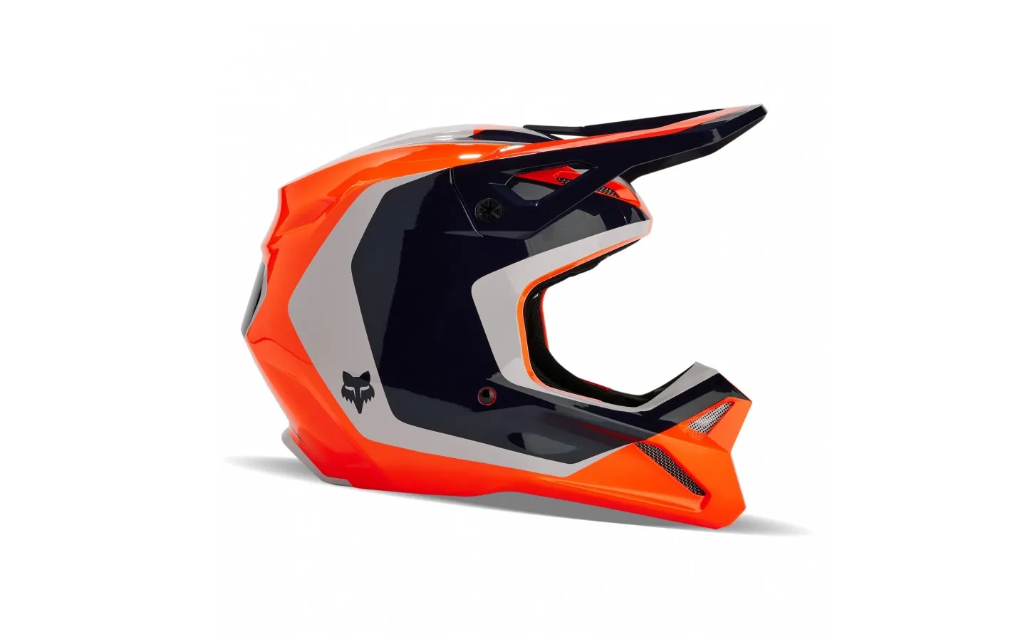 Casco Infantil Fox V1 Nitro Naranja Fluor |31400-824|