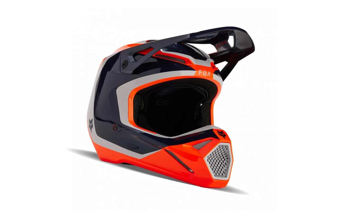 Casco Infantil Fox V1 Nitro Naranja Fluor |31400-824|