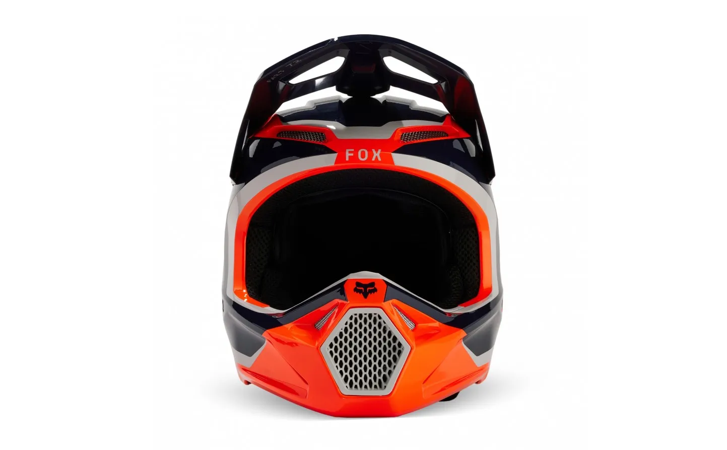 Casco Infantil Fox V1 Nitro Naranja Fluor |31400-824|