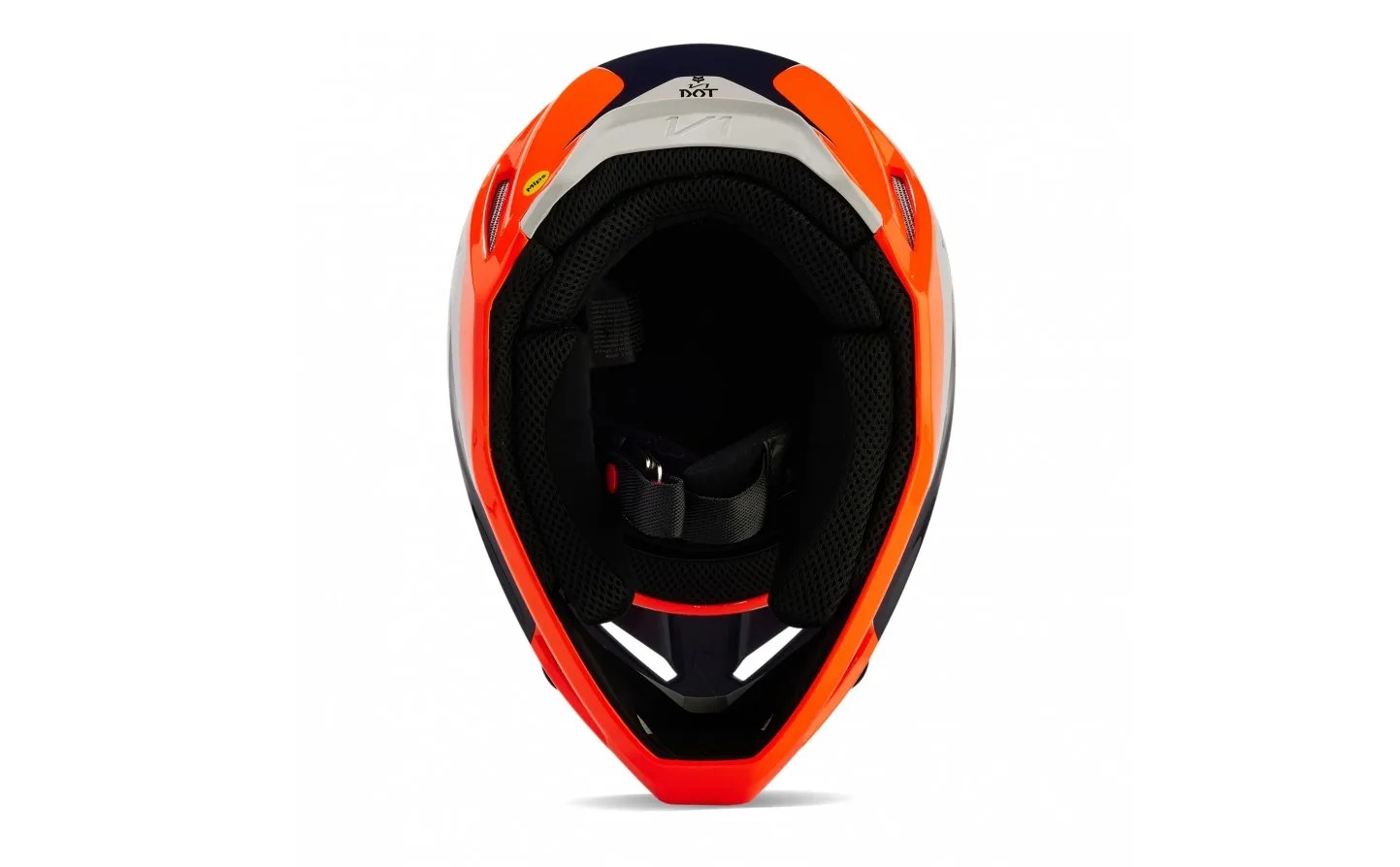 Casco Infantil Fox V1 Nitro Naranja Fluor |31400-824|