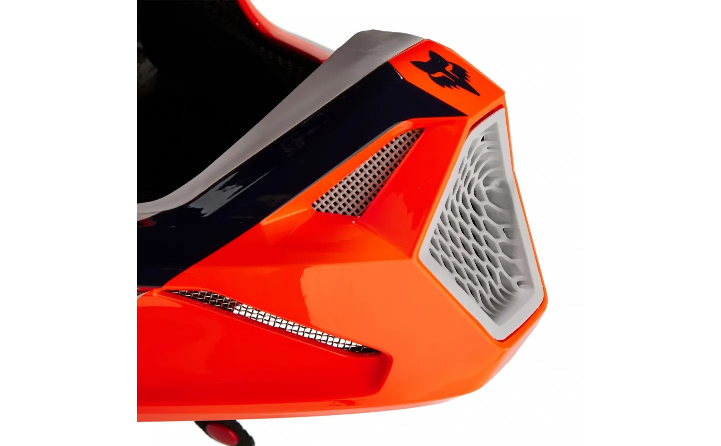 Casco Infantil Fox V1 Nitro Naranja Fluor |31400-824|