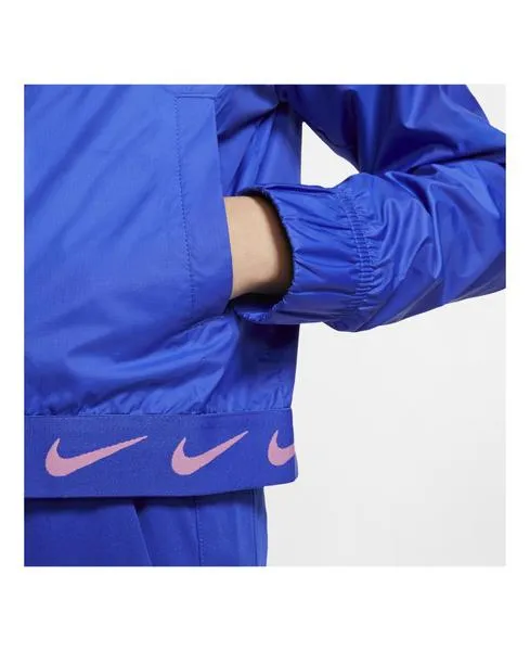 chaqueta nike azul/rosa niña