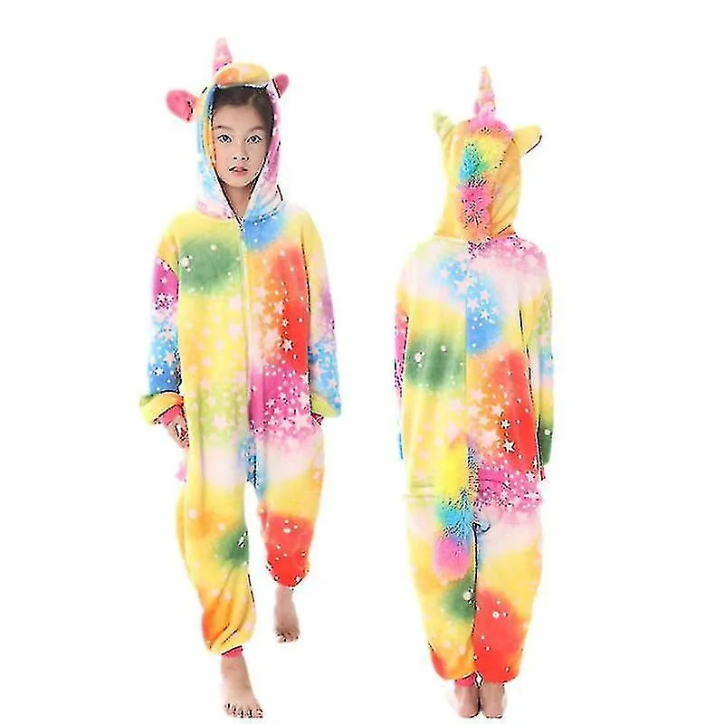 Children's Onesie Pajamas Christmas Halloween Animal Cosplay Pajamas Costume