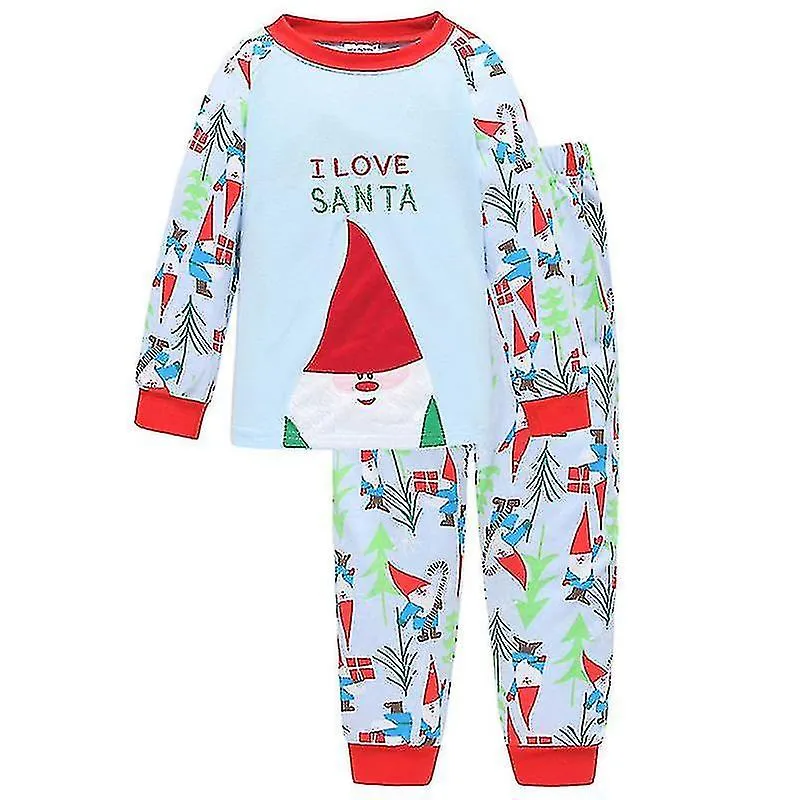 Christmas Kids Boy Girl Xmas Print Pajamas Set Sleepwear Nightwear Pjs