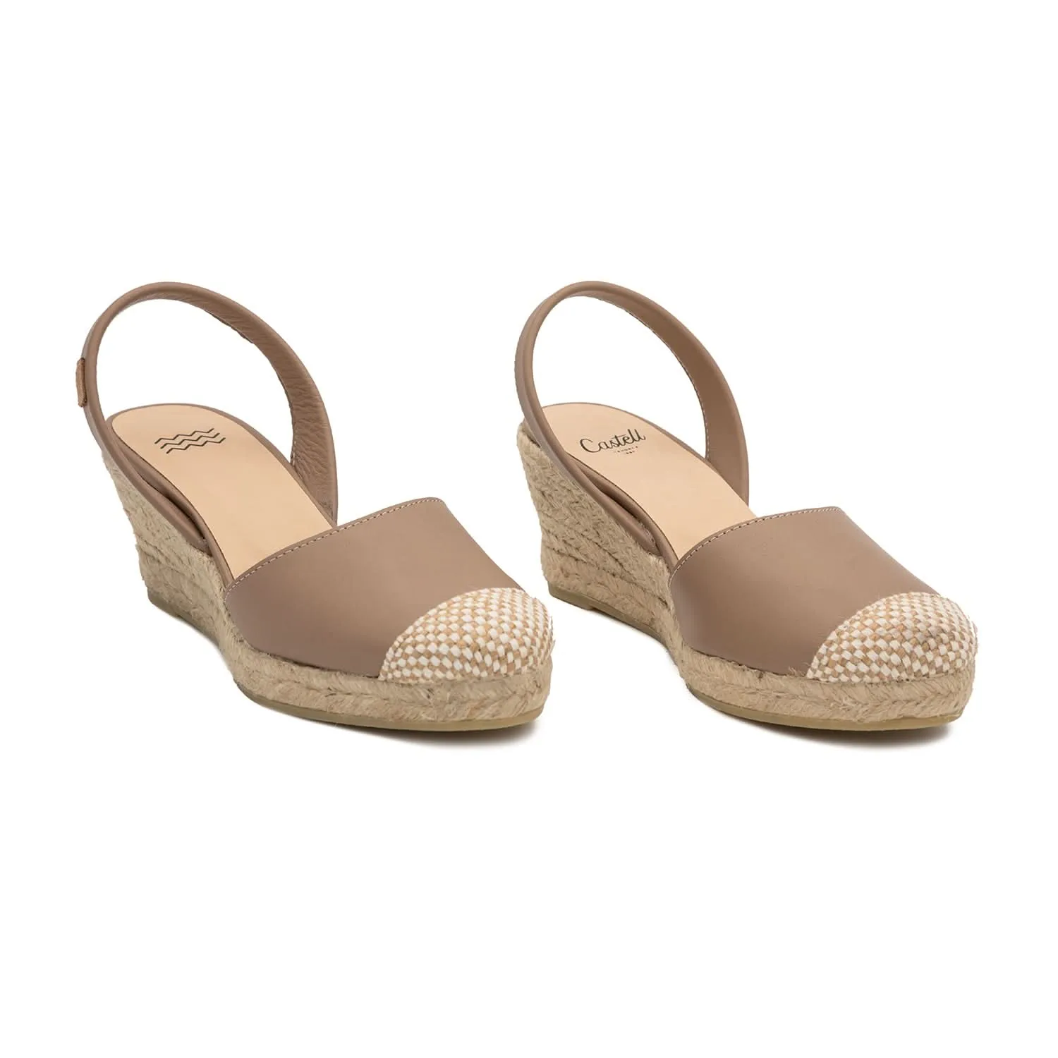 Closed Toe Leather Menorcan Espadrille For Women - Frida Montada 1924 Ciervo 5C