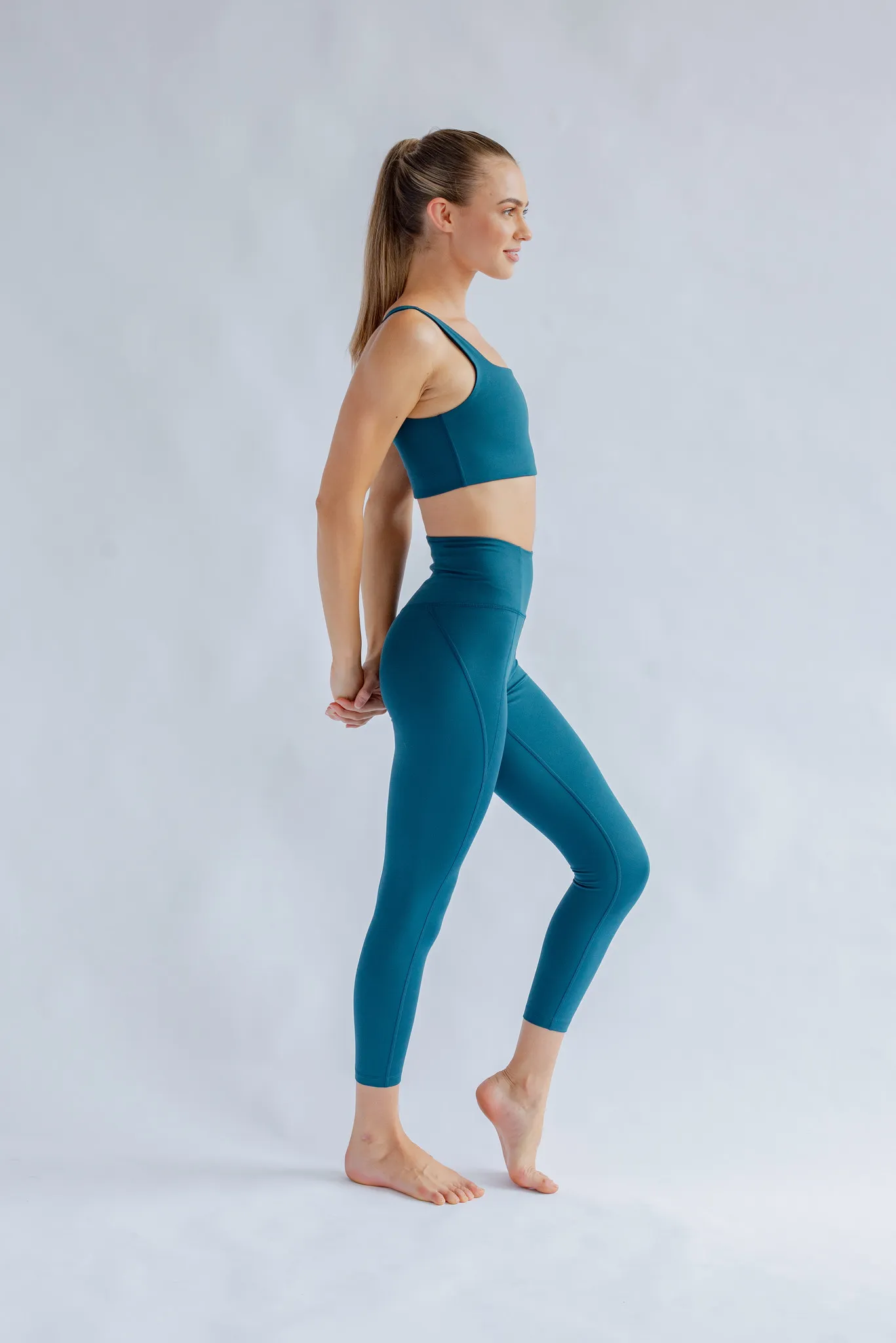 Compressive High Rise Legging - Globe