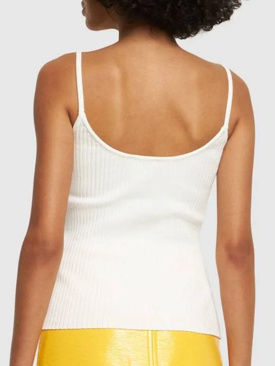 Courreges  |Casual Style Street Style Plain Tanks & Camisoles