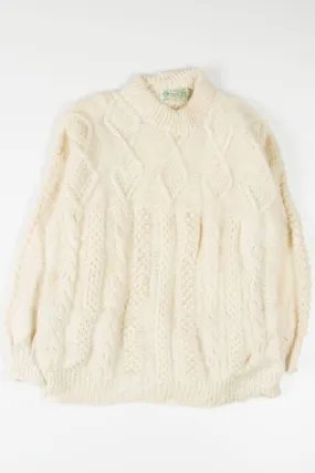 Crana Hand knits Irish Fisherman Sweater 586