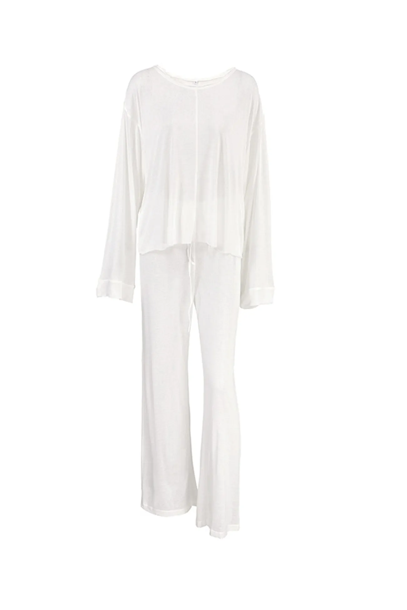 Crew Neck Long Flares Sleeve Loungewear