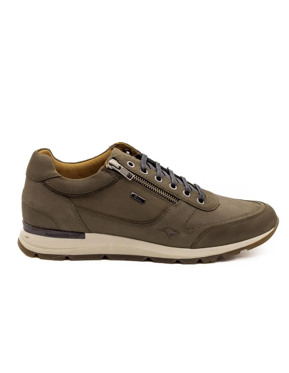 DEPORTIVO PIEL HOMBRE KANGAROOS 472 GRIS