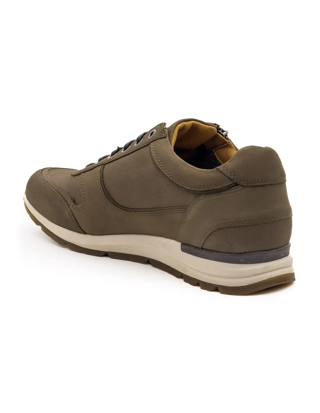 DEPORTIVO PIEL HOMBRE KANGAROOS 472 GRIS