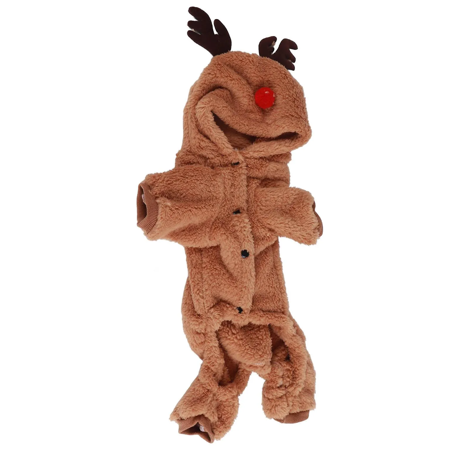 Dog Reindeer Hoodie Christmas Cosplay Soft Warm Pajamas for Winter wildfires Activities