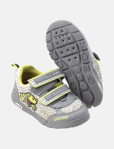 Geox Deportiva gris estampada luz