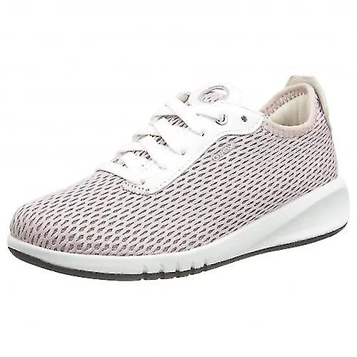 Geox Mujeres/Damas Aerantis Leather Trainers