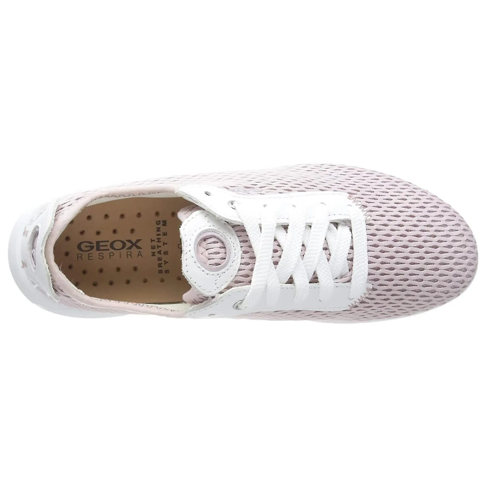 Geox Mujeres/Damas Aerantis Leather Trainers