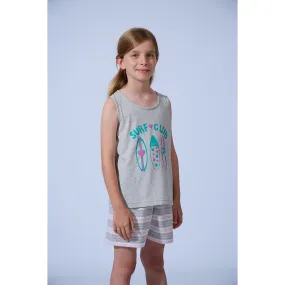 GIRL'S SURF CLUB SHORT PAJAMAS