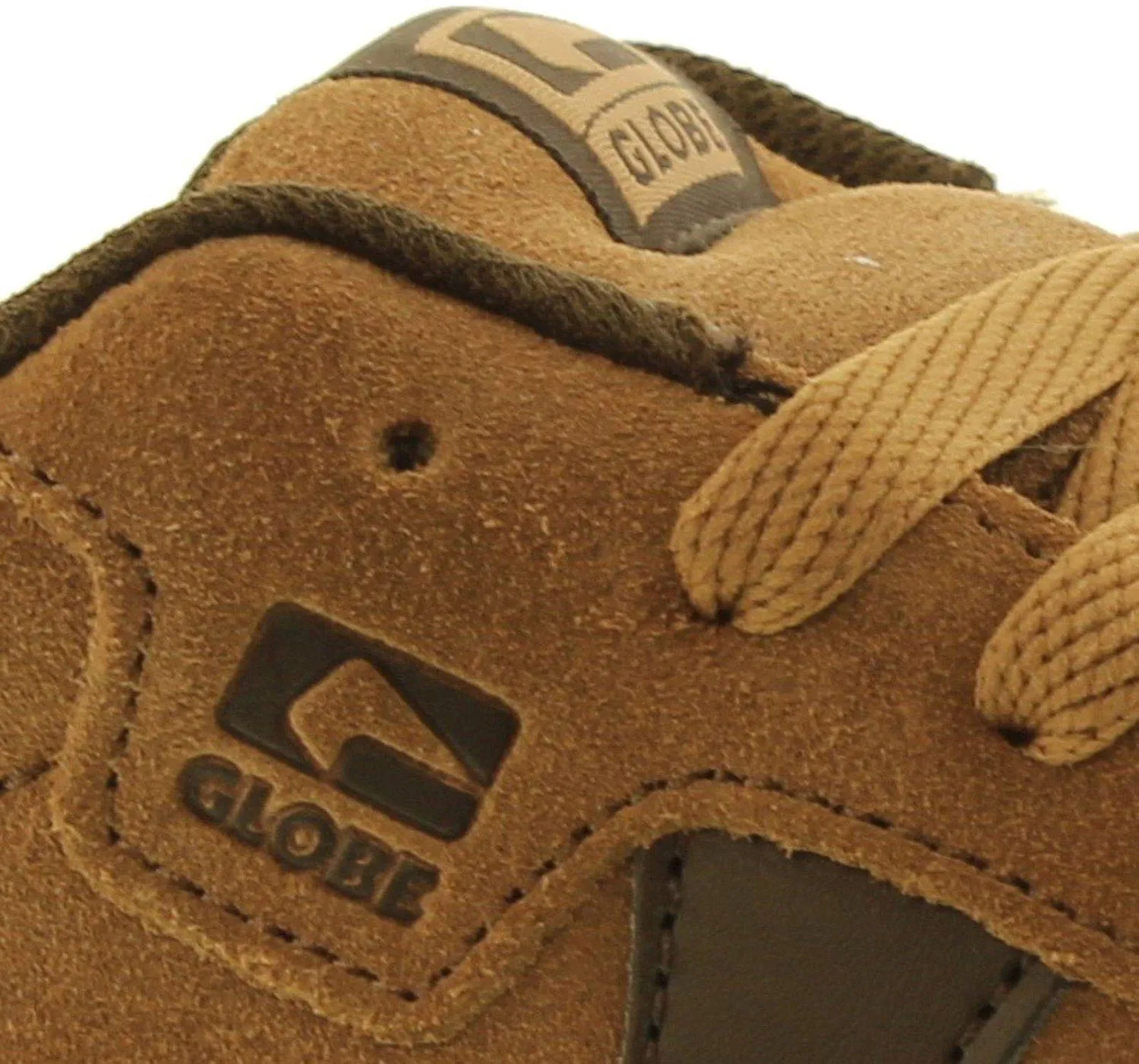 Globe Encore 2 Tan Brown Suede Mens Skate Trainers Shoes Botas