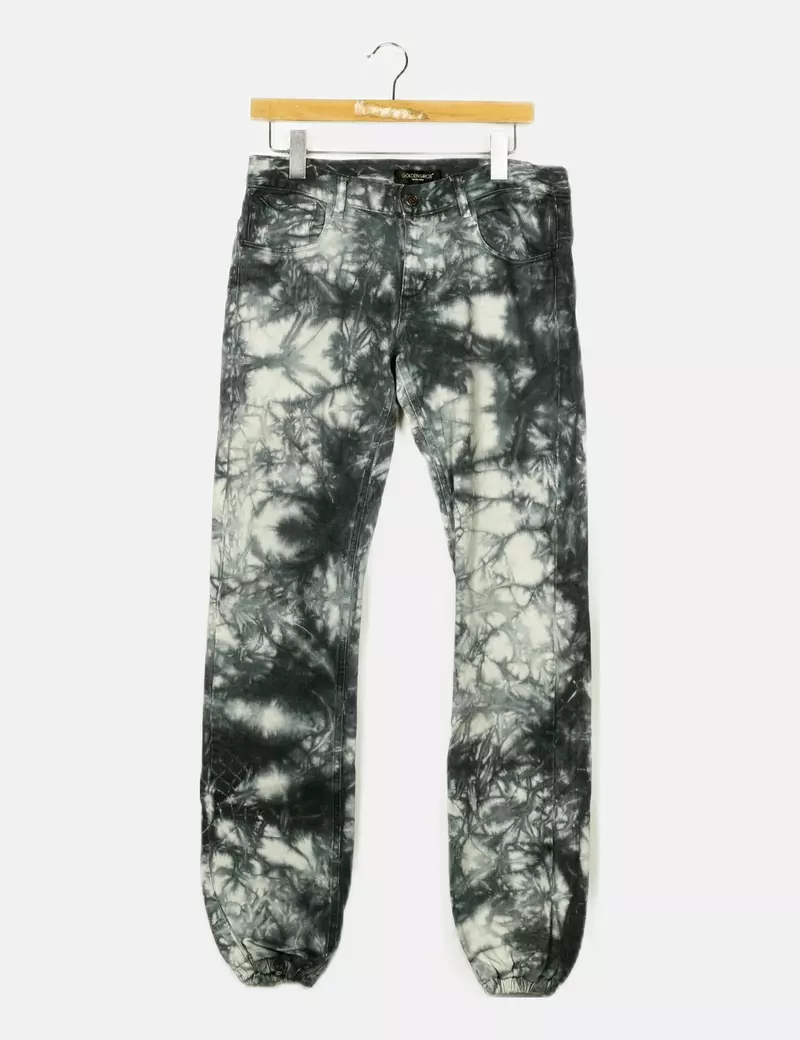 GOLDEN GOOSE Jeans denim tie dye