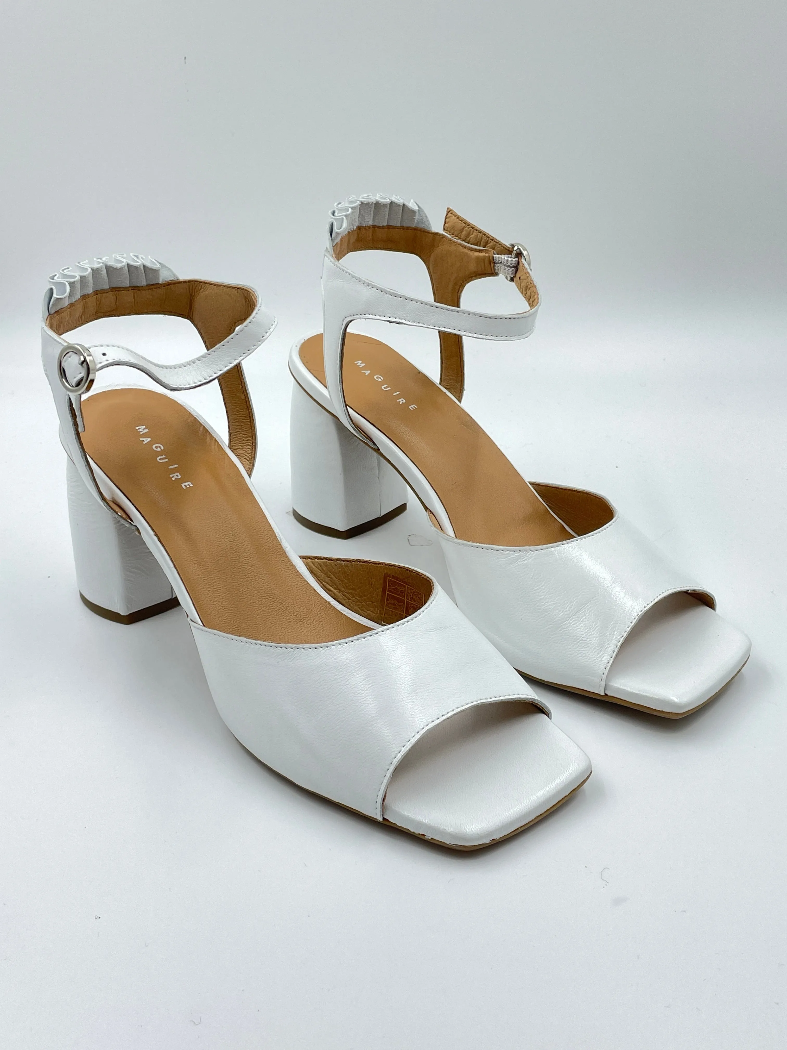 Imperfect Zamora White Heel