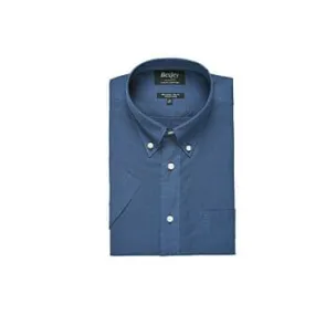 Indigo linen cotton shirt - Chest pocket - COLTEN MC