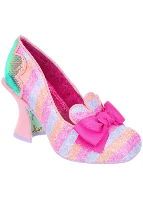 Irregular Choice Fleur De Lis 70's Pumps Pink