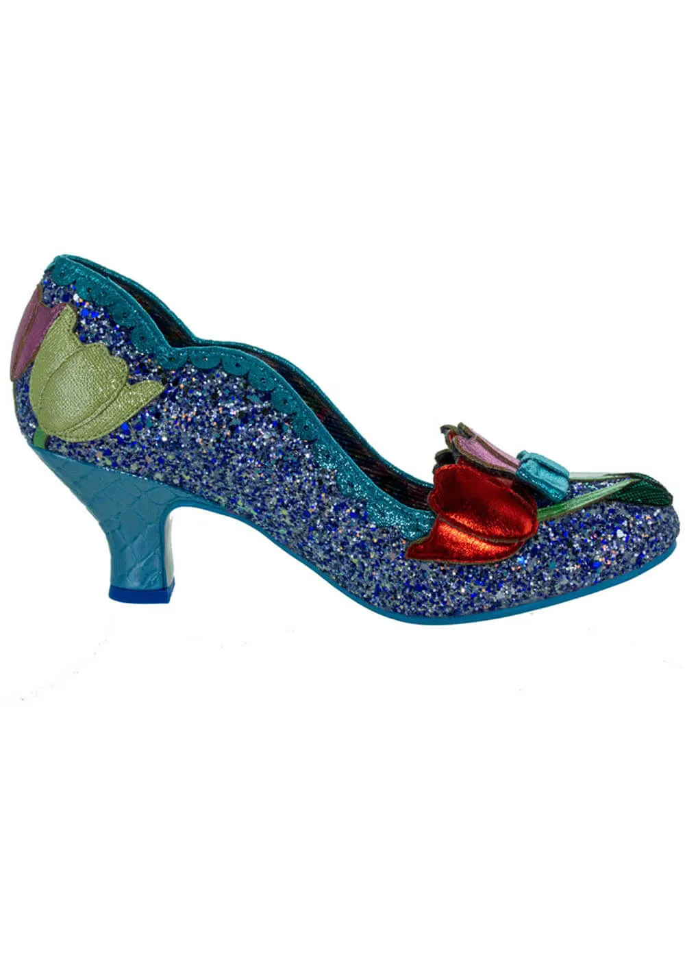 Irregular Choice Tulip Dreams 50's Pumps Blue