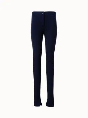 Jersey Stretch Leggings with Slit