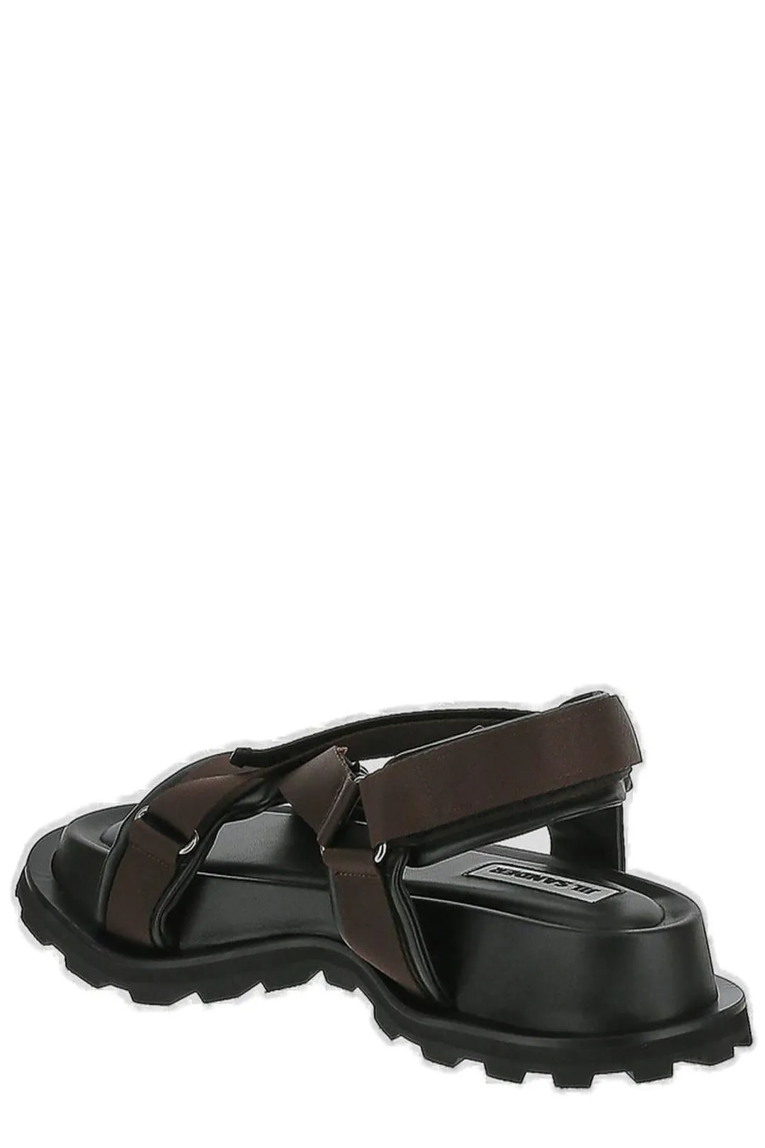 Jil Sander Open Toe Crossover Strap Sandals