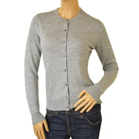 JOHN SMEDLEY  |Casual Style Wool Long Sleeves Plain Medium Office Style