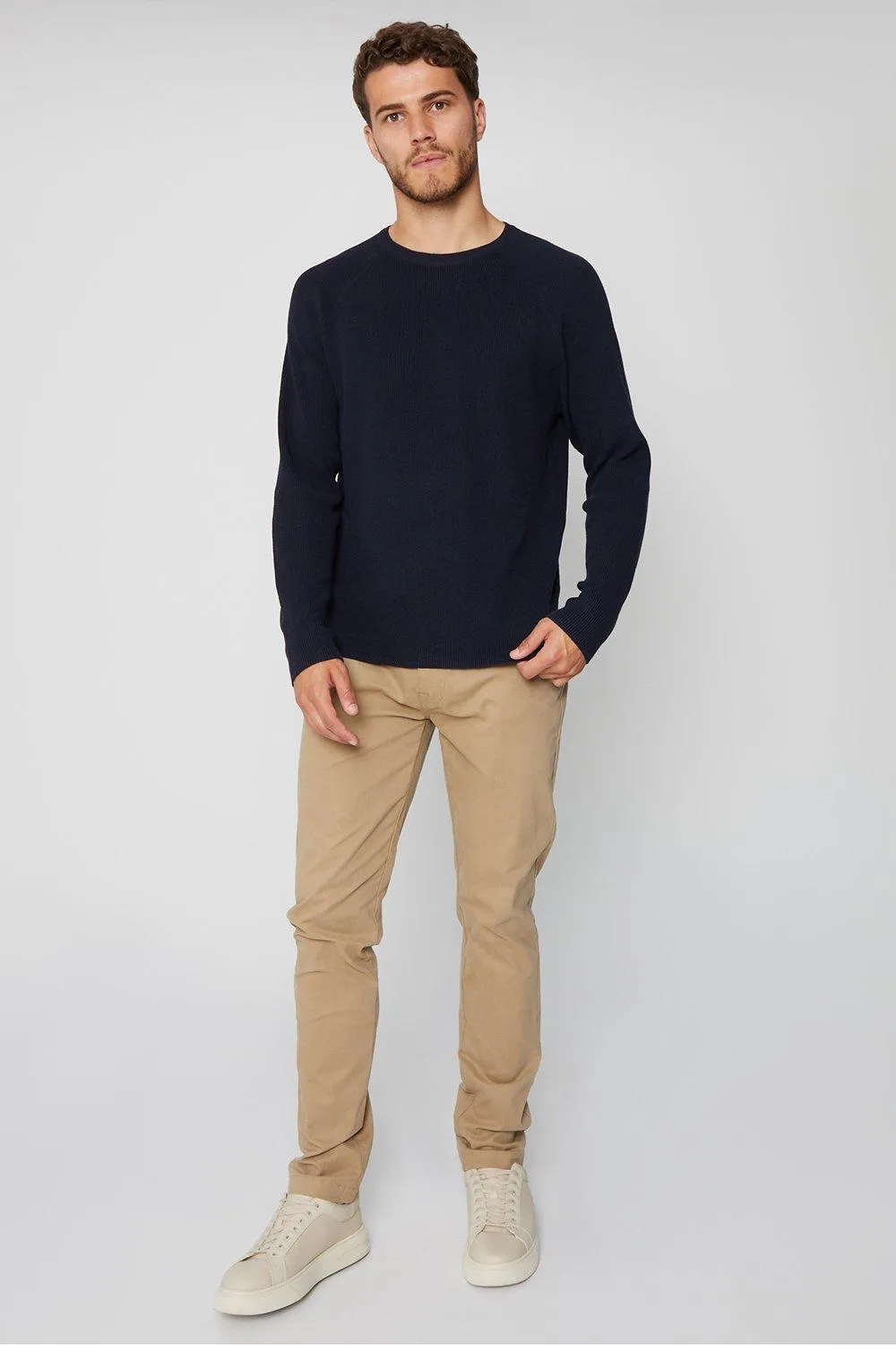 Jumpers & Cardigans | 'Denmore' Crew Neck Knitted Jumper | Threadbare