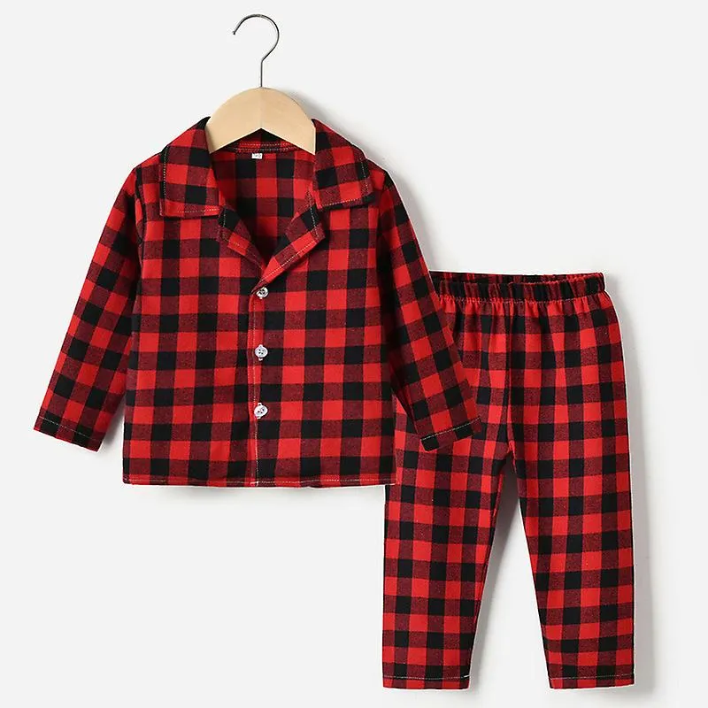 Kids Comfortable Leisure Loungewear Red