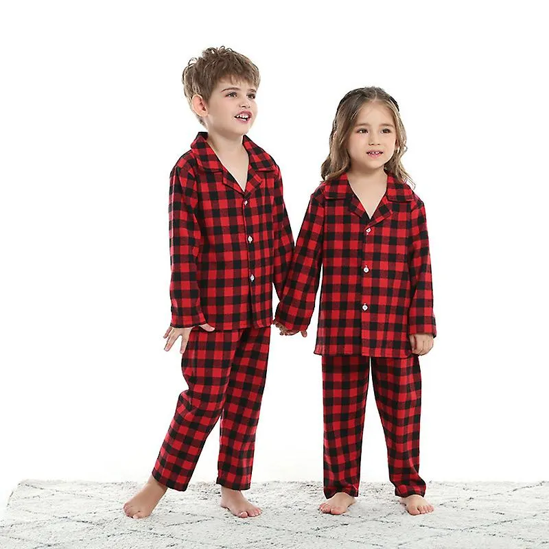 Kids Comfortable Leisure Loungewear Red