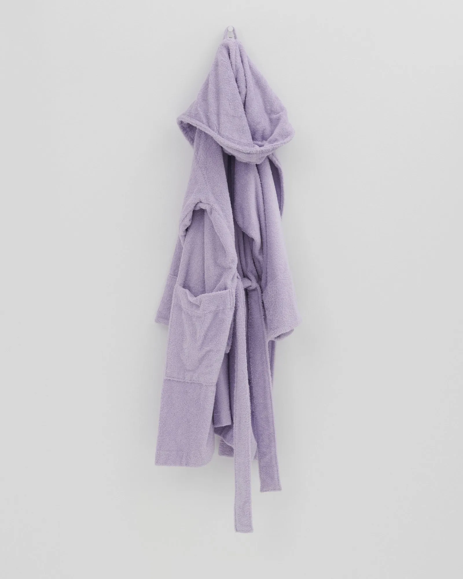 Lavender Hooded Bathrobe