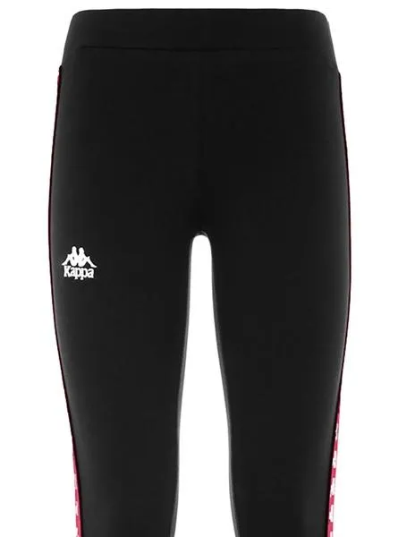 legging kappa anen negro para mujer